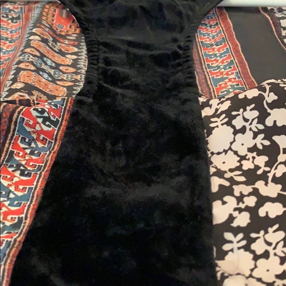 Sanctuary- Two Pattern Velvet Tank-XS - Picture 5 of 5